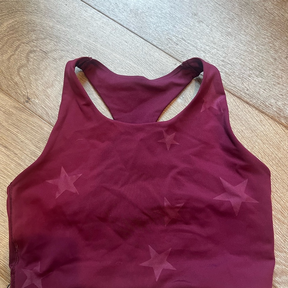 GAP Maroon Star Racerback Tank Top